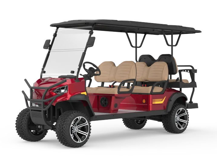 6 Yolcu Elektrikli Yardımcı Golf Arabası
